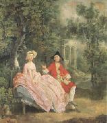 Thomas, Conversation in a Park(perhaps the Artist and His Wife) (mk05)